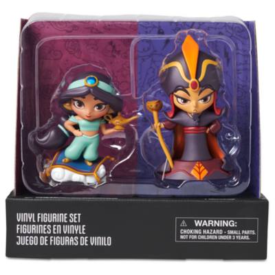 Jasmine and Jafar Disney Designer Showcase Vinyl Figurine Set by Stacey Aoyama, Aladdin