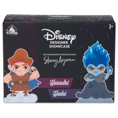 Hercules and Hades Disney Designer Showcase Vinyl Figurine Set by Stacey Aoyama, Hercules