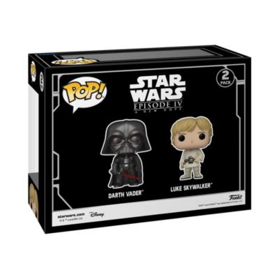 Funko Darth Vader and Luke Skywalker Pop! Vinyl Figure Set, Star Wars