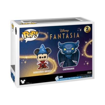 Funko Sorcerer Mickey and Chernabog Pop! Vinyl Figure Set, Fantasia