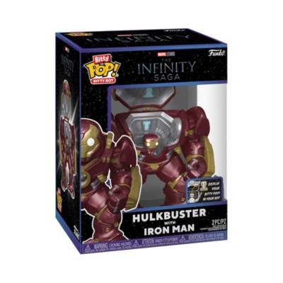 Figurina in vinile bot Hulkbuster con Iron Man Marvel Funko Bitty POP!