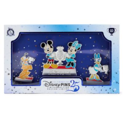 Mickey and Friends Celebrating Disney Pins 25th Anniversary Limited Edition Pin Set Series, 4 of 4