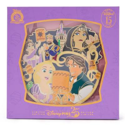 Pin's broche 15e&nbsp;anniversaire de Raiponce en &eacute;dition limit&eacute;e