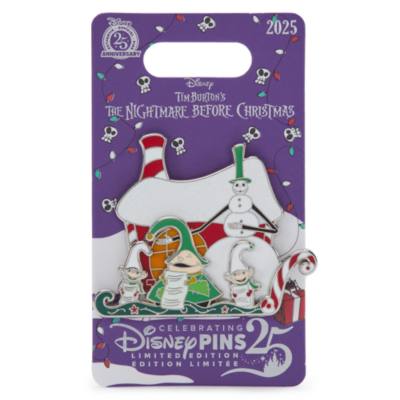 Jack Skellington Limited Edition Snowman Pin, Tim Burton's The Nightmare Before Christmas