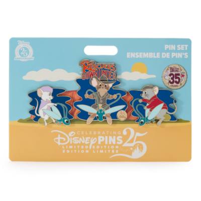 Set pins edici&oacute;n limitada Los rescatadores en Cangurolandia, 35.&ordm;&nbsp;aniversario