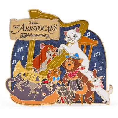 Pin's broche Les Aristochats 55e&nbsp;anniversaire en &eacute;dition limit&eacute;e