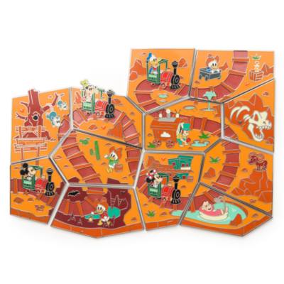 Walt Disney World Big Thunder Mountain Limited Edition Mystery Pin, Disney Attraction Map Puzzles Series