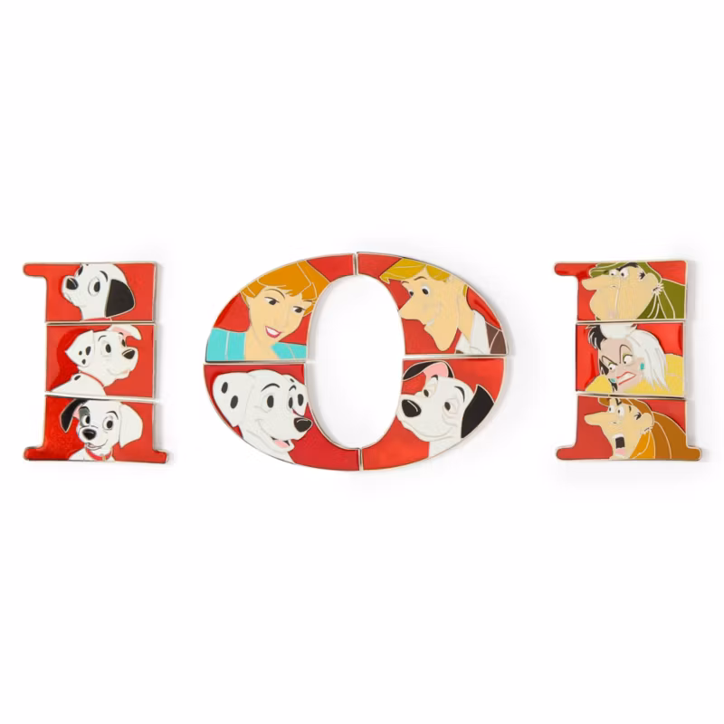 101 Dalmatiner - 65. Jubil&auml;um - Mystery-Anstecknadelset in limitierter Auflage