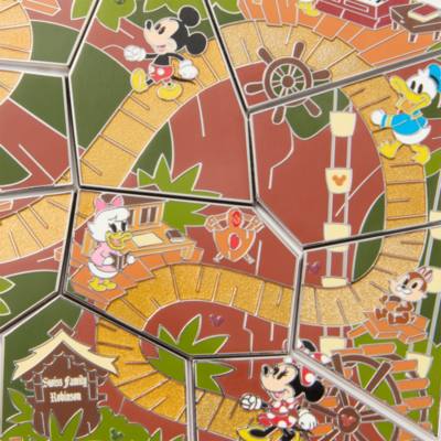 Pin a sorpresa in edizione limitata La Casa sull'Albero dei Robinson Walt Disney World, serie Attraction Map Puzzles Disney