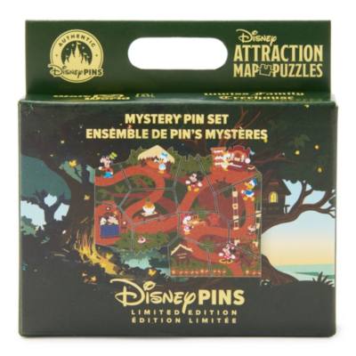 Pin a sorpresa in edizione limitata La Casa sull'Albero dei Robinson Walt Disney World, serie Attraction Map Puzzles Disney