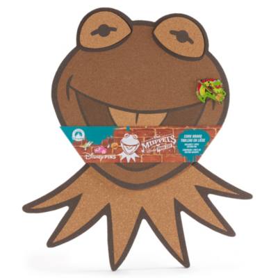 Bacheca in sughero da collezione dei Muppets Disney Park Day con pin di Kermit