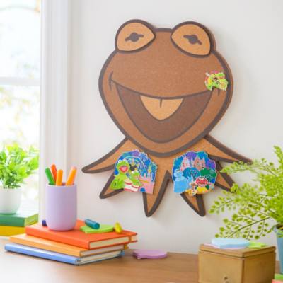 Bacheca in sughero da collezione dei Muppets Disney Park Day con pin di Kermit