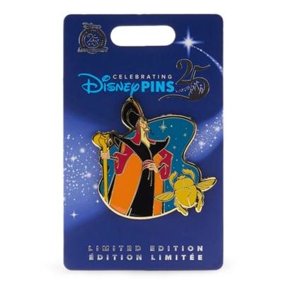 Jafar Limited Edition Spinner Pin, The Magic of Disney 2025 Pin Trading Event, Aladdin