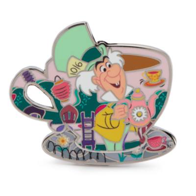 Pin's Chapelier Fou en &eacute;dition limit&eacute;e, Alice au Pays des Merveilles