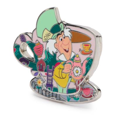 Pin's Chapelier Fou en &eacute;dition limit&eacute;e, Alice au Pays des Merveilles