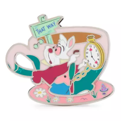 Pin's Lapin Blanc en &eacute;dition limit&eacute;e, Alice au Pays des Merveilles