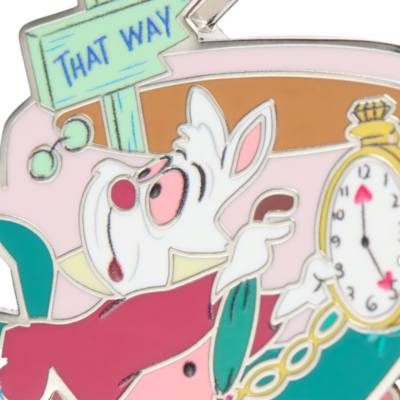 Pin's Lapin Blanc en &eacute;dition limit&eacute;e, Alice au Pays des Merveilles