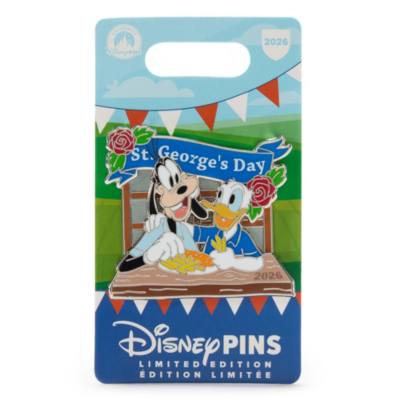Pin's Donald Duck et Dingo F&ecirc;te de la Saint-Georges en &eacute;dition limit&eacute;e