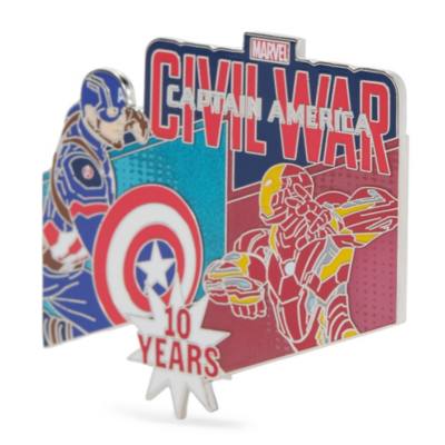 Pin's Captain America: Civil War 10e&nbsp;anniversaire en &eacute;dition limit&eacute;e