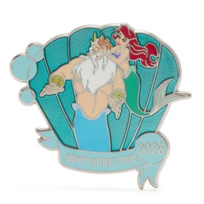 Pin's Ariel et Le Roi Triton F&ecirc;te des P&egrave;res&nbsp;2026 en &eacute;dition limit&eacute;e, La Petite Sir&egrave;ne