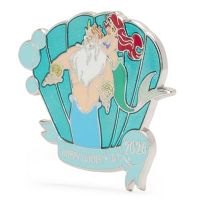Pin's Ariel et Le Roi Triton F&ecirc;te des P&egrave;res&nbsp;2026 en &eacute;dition limit&eacute;e, La Petite Sir&egrave;ne