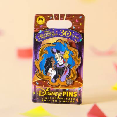 Esmeralda and Frollo Limited Release Pin, The Hunchback of Notre Dame 30th Anniversary