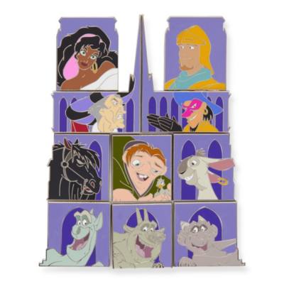 The Hunchback of Notre Dame 30th Anniversary Limited Release Mystery Pin Set