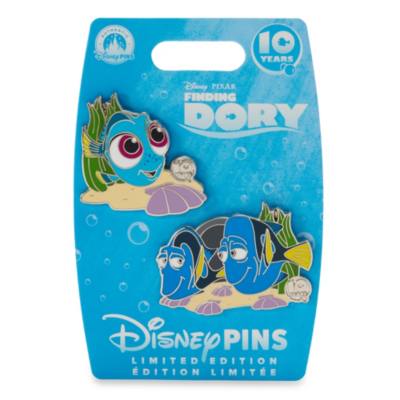 Ensemble de pin's 10e&nbsp;anniversaire du Monde de Dory en &eacute;dition limit&eacute;e