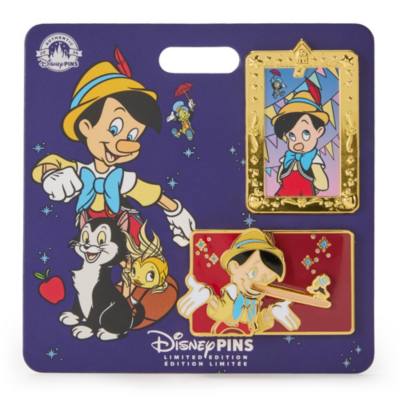 Ensemble de pin's Pinocchio en &eacute;dition limit&eacute;e