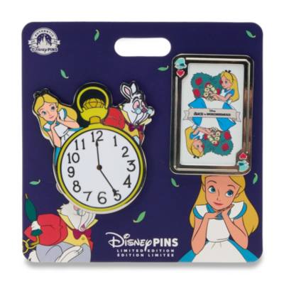 Set di pin in edizione limitata Alice nel Paese delle Meraviglie