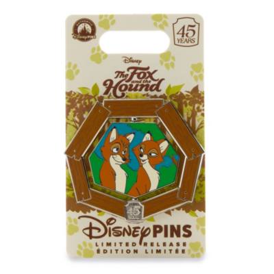 The Fox and the Hound 45th Anniversary Spinner Limited Release Pin