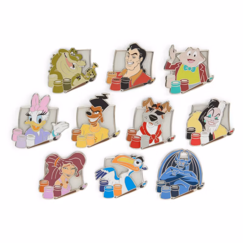 Disney Brush of Magic Series 3 Limited Release Mystery Pin Set