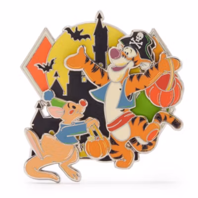 Winnie Puuh - Tigger und Ruh - Happy Halloween - Anstecknadel in limitierter Auflage