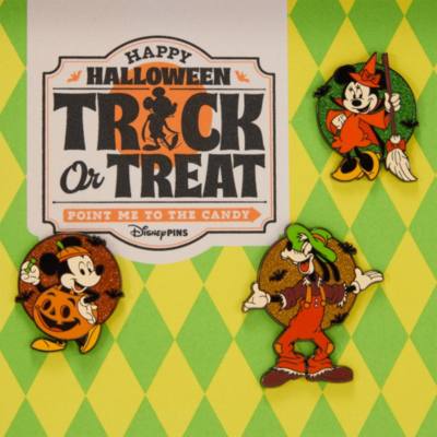 Micky Maus und Freunde - Halloween - Countdown-Kalender - Mystery-Anstecknadelset in limitierter Edition