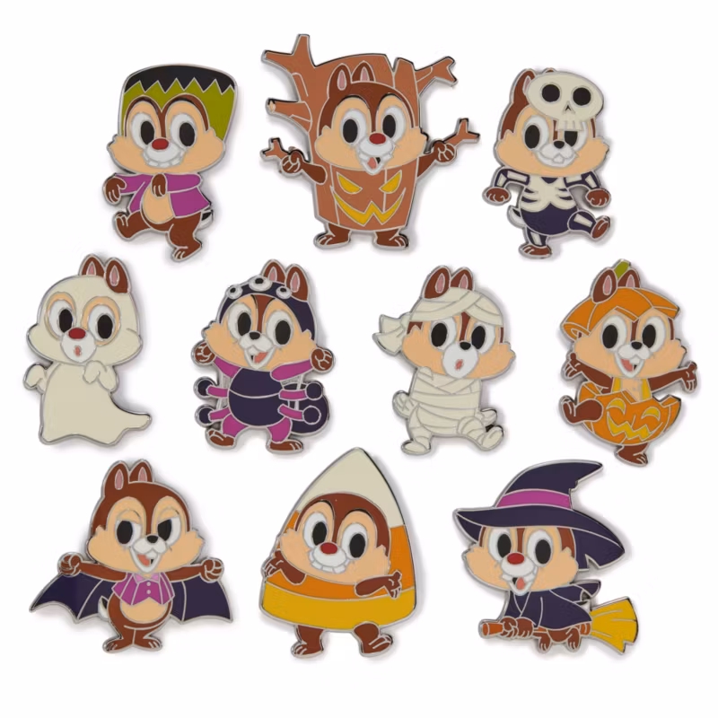 Chip n' Dale ''Trick or Chipmunk'' Limited Release Mystery Pin Set