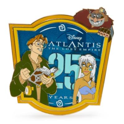 Atlantis: The Lost Empire 25th Anniversary Limited Edition Pin, D23: The Ultimate Disney Fan Event