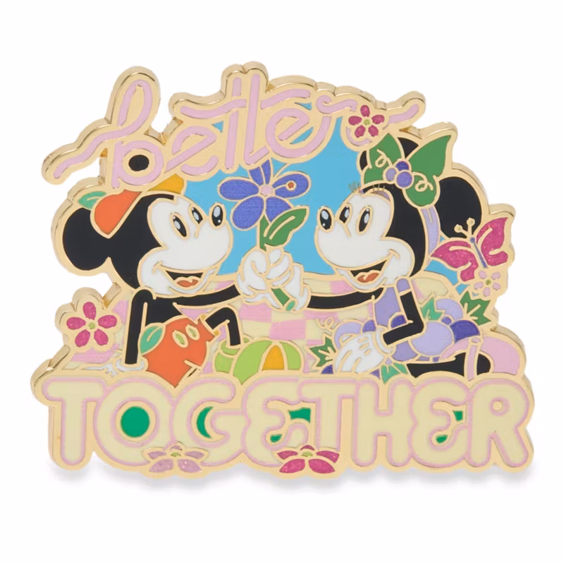 Micky und Minnie - Better Together - Anstecknadel in limitierter Edition
