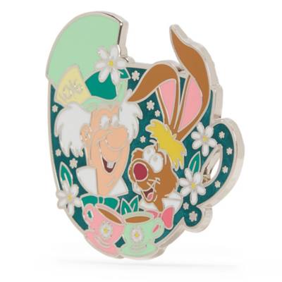 Pin's Chapelier Fou et Li&egrave;vre de Mars en &eacute;dition limit&eacute;e, Alice au Pays des Merveilles