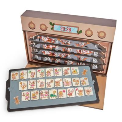Set pin sorpresa calendario 2026, edici&oacute;n limitada, cuenta atr&aacute;s 24 d&iacute;as, galletas Navidad Disney
