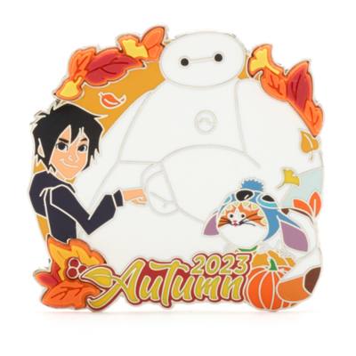 Hiro, Baymax and Mochi Autumn 2023 Pin, Big Hero 6