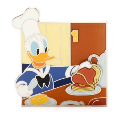 Donald Duck Food-D's Limited Edition Pin, Three for Breakfast