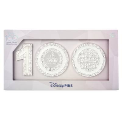 Disney100 Platinum Celebration Finale Limited Edtion Jumbo Pin Set