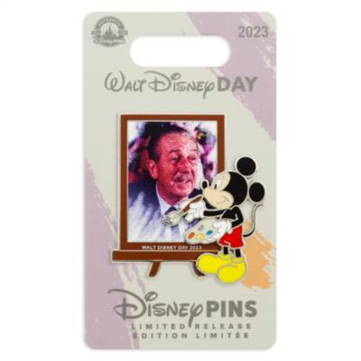 Walt Disney and Mickey Mouse Limited Release Pin, Walt Disney Day 2023
