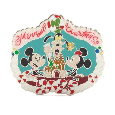 Mickey, Minnie and Goofy Festive Limited Release Pin