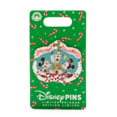 Mickey, Minnie and Goofy Festive Limited Release Pin