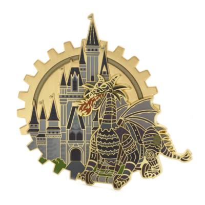 Maleficent Dragon Mechanical Mischief Limited Release Jumbo Pin, Festival of Fantasy