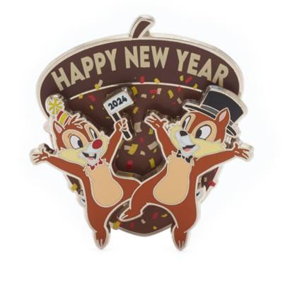 Chip &lsquo;n Dale New Year&rsquo;s Eve 2024 Limited Release Pin