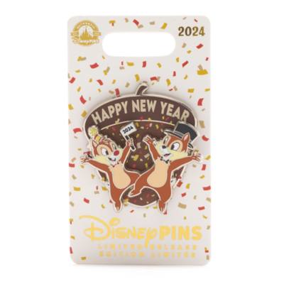 Chip &lsquo;n Dale New Year&rsquo;s Eve 2024 Limited Release Pin