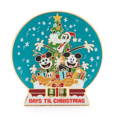 Mickey and Friends Festive Limited Release Countdown Pin