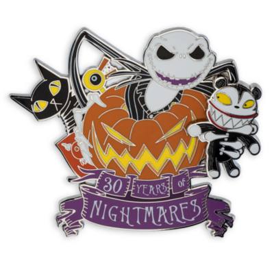 Jack Skellington and Vampire Teddy 30th Anniversary Limited Edition Pin, Tim Burton's The Nightmare Before Christmas